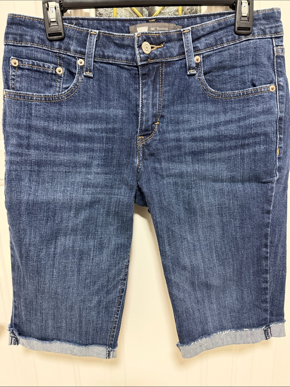 Levi's Dark Blue Denim  Bermuda Shorts Size 9